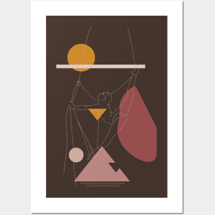 Aerialist Minimal Art Posters and Art